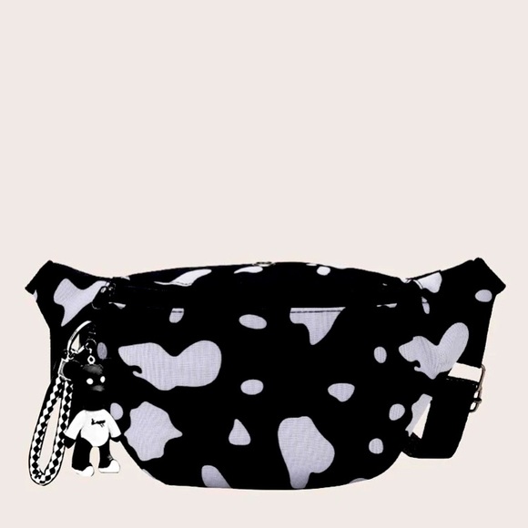 Cow Print Bum Bag - Picture 1 of 3